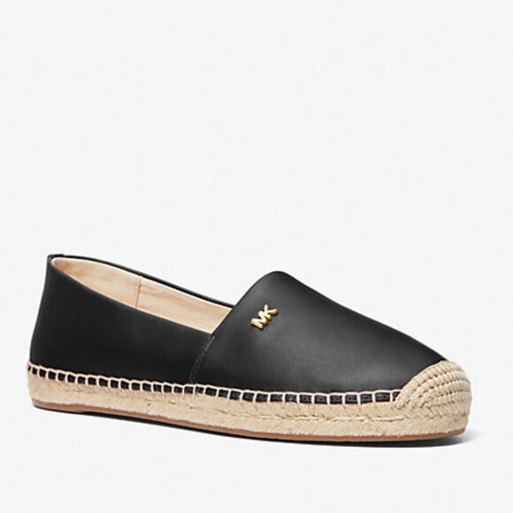 Micheal Kors Kendrick Leather Slip-On Espadrille - Picture 1 of 5